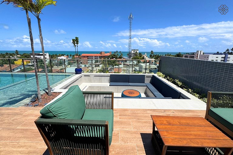 Flat Makani | Piscina com Vista do Mar