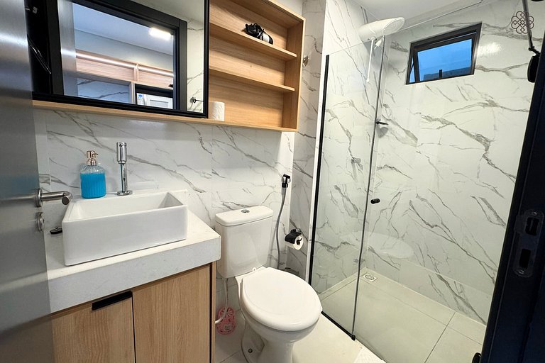 Flat Makani | Piscina com Vista do Mar