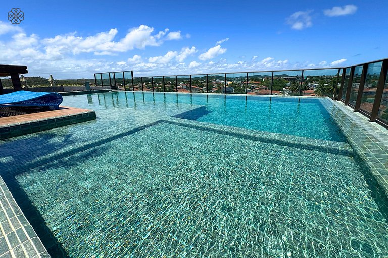 Flat Makani | Piscina com Vista do Mar