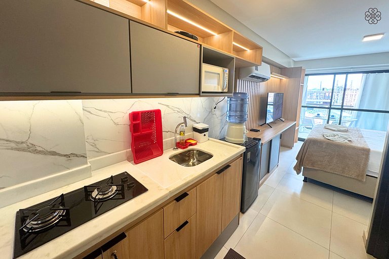 Flat Makani | Piscina com Vista do Mar