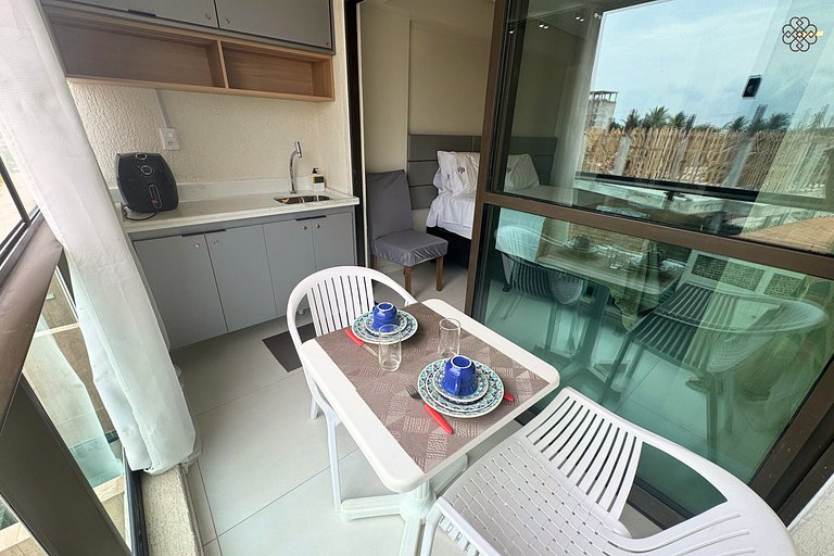 Flat Makani | Piscina com Vista do Mar