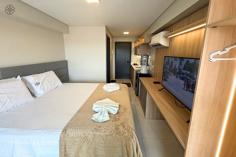 Flat Makani | Piscina com Vista do Mar