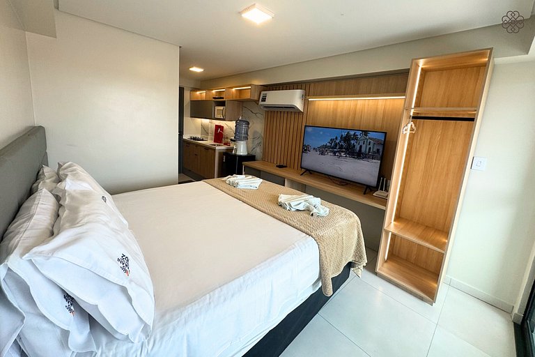 Flat Makani | Piscina com Vista do Mar